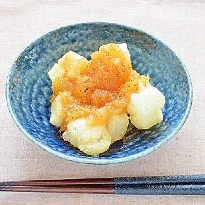 揚げ餅のみぞれ和え